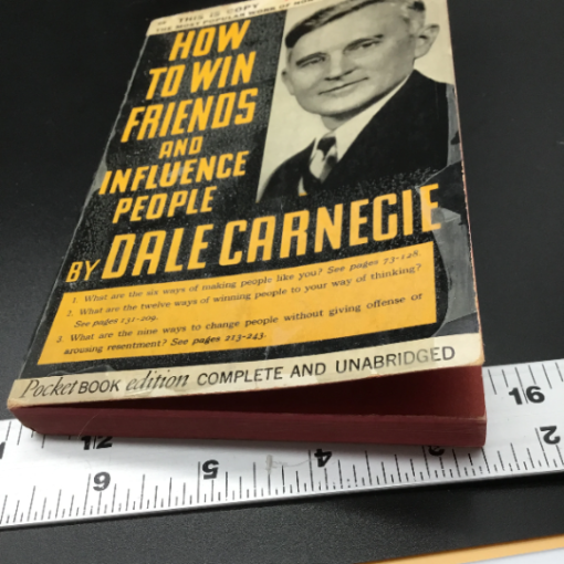How To Win Friends & Influence People By Dale Carnegie Early Printing 1941 Soft back - Image 11