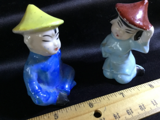 Vintage Japanese Figurine lovely little Couple - SET - Image 8