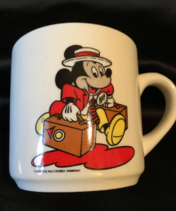 Vintage Mickey Mouse- Coffee Cup 1986 "Hi" from Mickey Mug -Coffee Cup - Tea time from Walt Disney World