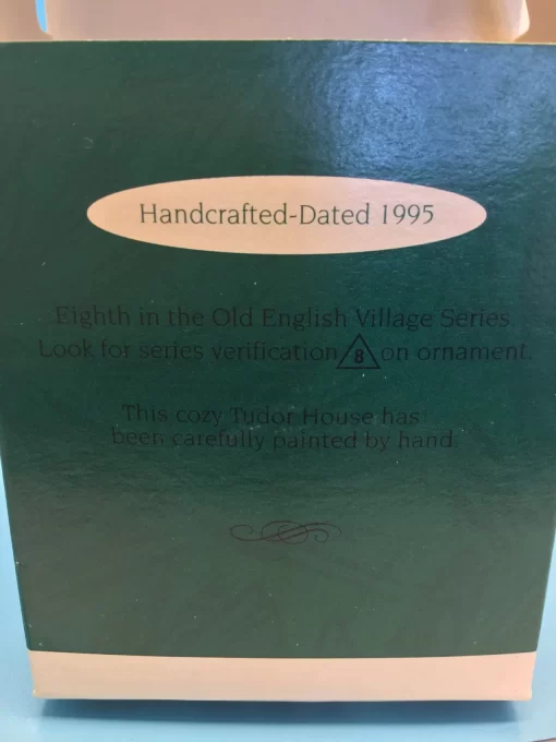 1995 Hallmark Keepsake Tudor House Ornament – English Village Miniature - Image 10