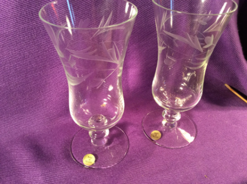 Vintage Parfait, Crystal from Poland circa 1950's