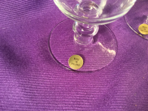 Vintage Parfait, Crystal from Poland circa 1950's - Image 4