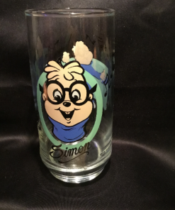 Vintage Simon Collector's Edition Drinking Glass Alvin and the Chipmunks 1985 Libby Glass