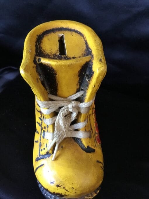 Vintage 70s Rainy Days Shoe Savings Bank – Kids Money Management - Image 2