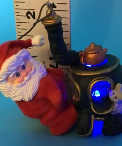 Vintage 1987 Hallmark Keepsake Ornament – Keeping Cozy with Santa