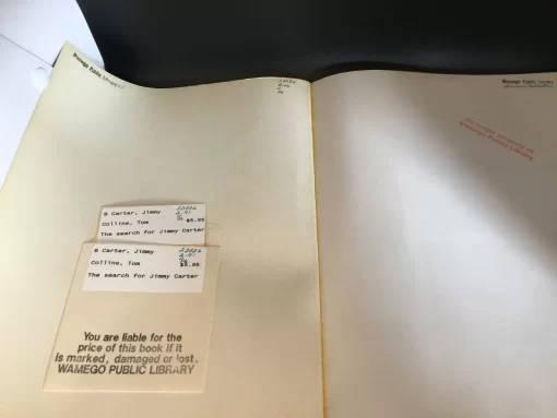 1976 "In Search of Jimmy Carter" by Tom Collins – Retired Library Book - Image 4