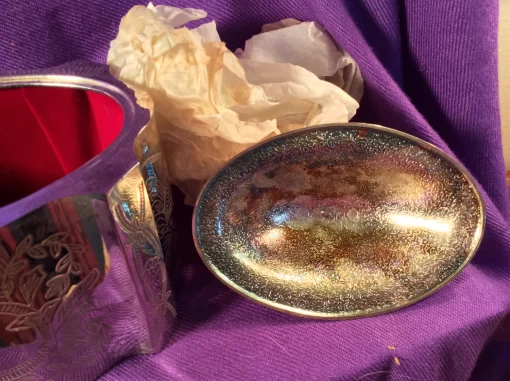 Elegant Silver-Plated Jewelry Box by International Silver Co – Elder-Beerman Edition - Image 5