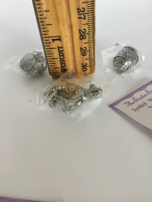Springtime Blessings: Silver New Life Charm Easter Eggs – Lamb of God Religious Gifts by Ganz - Image 3