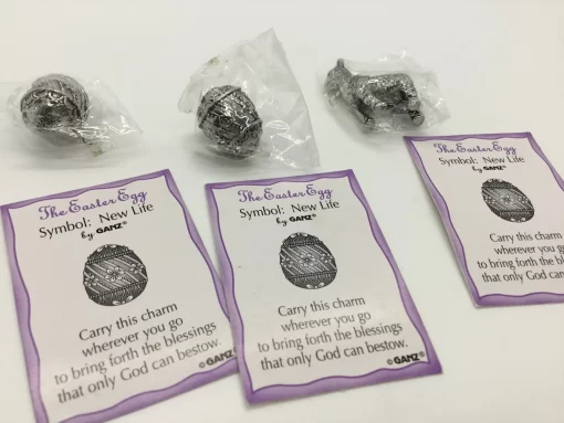 Springtime Blessings: Silver New Life Charm Easter Eggs – Lamb of God Religious Gifts by Ganz - Image 5