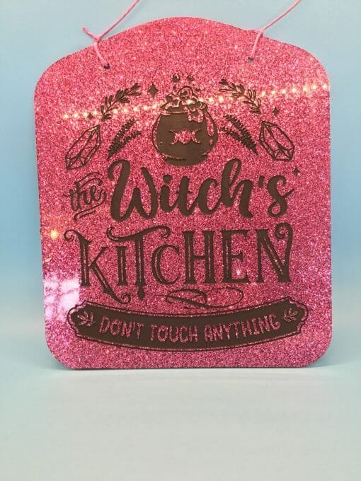 Handcrafted Witches Kitchen "Don't Touch"  Humor - Image 9