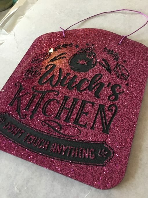 Handcrafted Witches Kitchen "Don't Touch"  Humor - Image 3