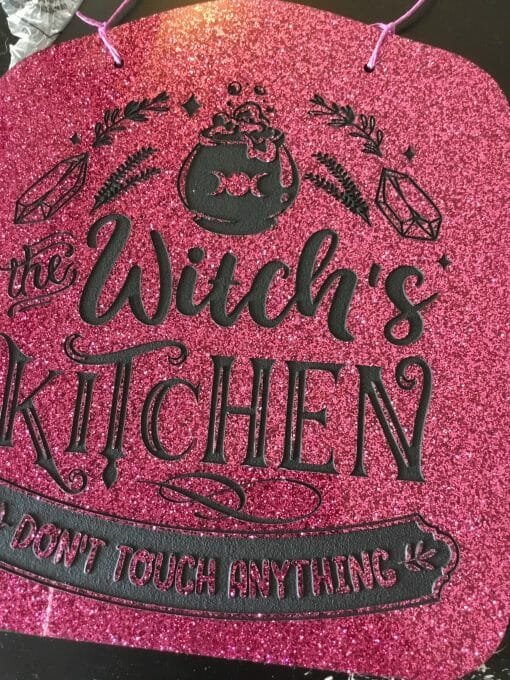 Handcrafted Witches Kitchen "Don't Touch"  Humor - Image 6