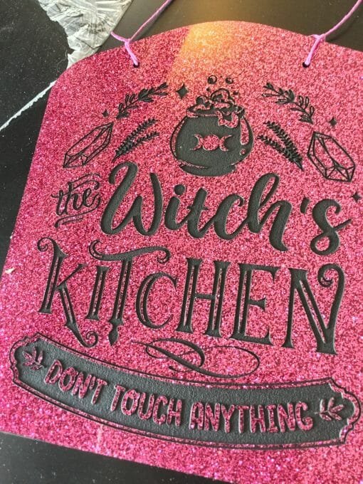 Handcrafted Witches Kitchen "Don't Touch"  Humor - Image 8