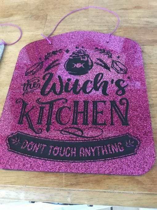Handcrafted Witches Kitchen "Don't Touch"  Humor - Image 11