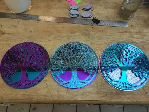 Custom Mirrored Acrylic Family Tree Dream catcher- Family Ties - Dream weaver - Custom and Personalized engraved Family Tree - Image 5