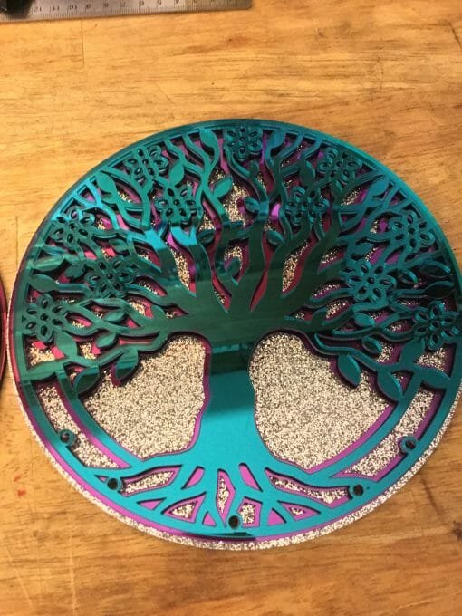 Custom Mirrored Acrylic Family Tree Dream catcher- Family Ties - Dream weaver - Custom and Personalized engraved Family Tree - Image 9
