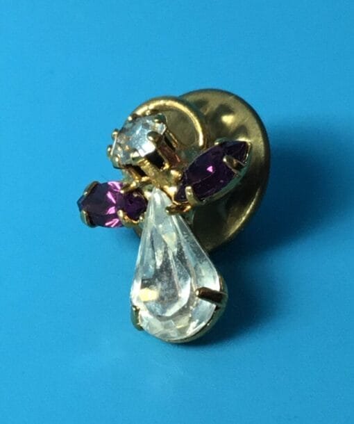 Austrian Crystal Guardian Angel pin/ brooch