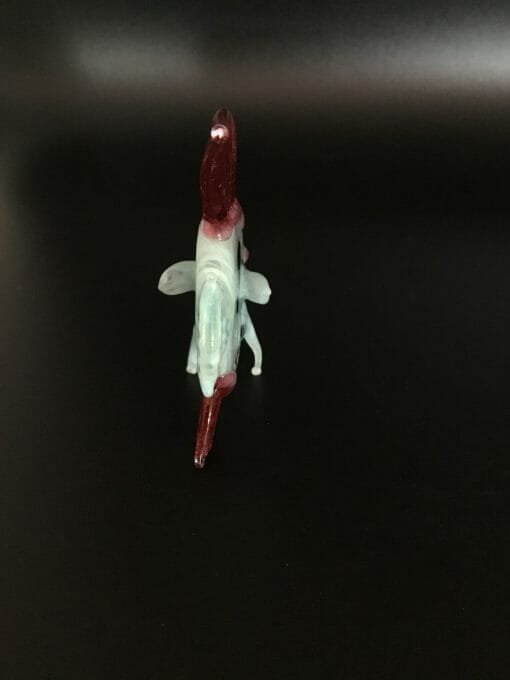 Vintage Hand Blown Blue FISH figurine - Image 6