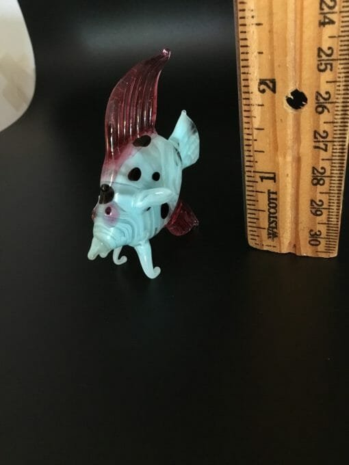 Vintage Hand Blown Blue FISH figurine - Image 10