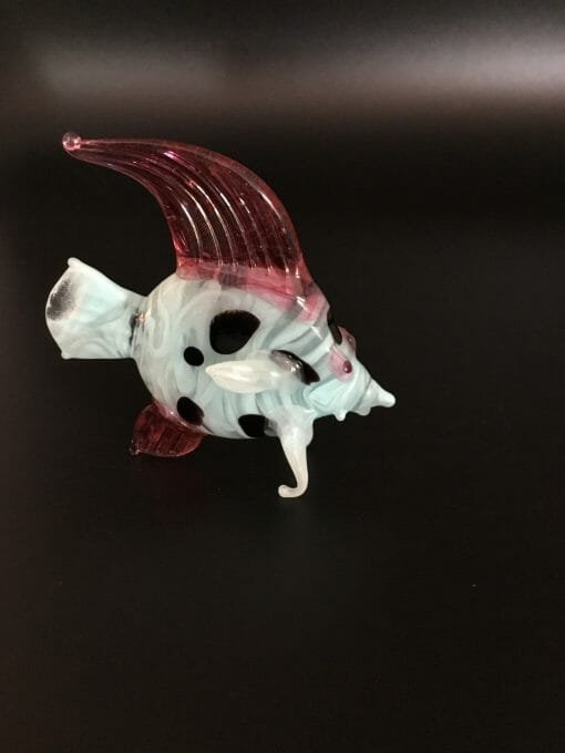 Vintage Hand Blown Blue FISH figurine - Image 12