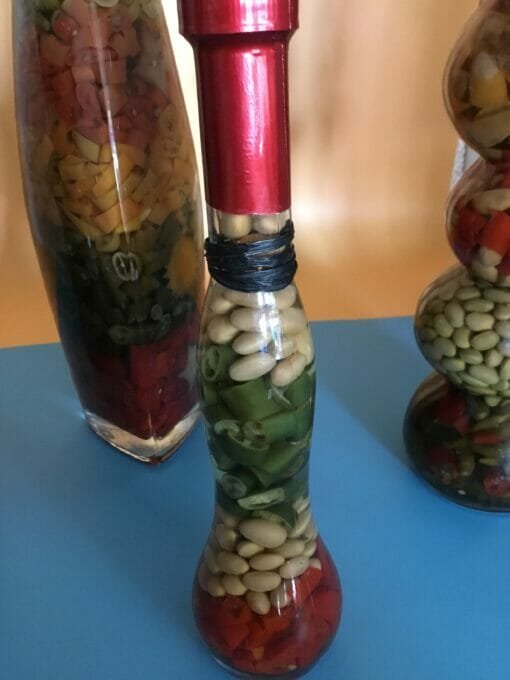 Vintage Shonfeld's infused spice jar- Beans and more - Image 5