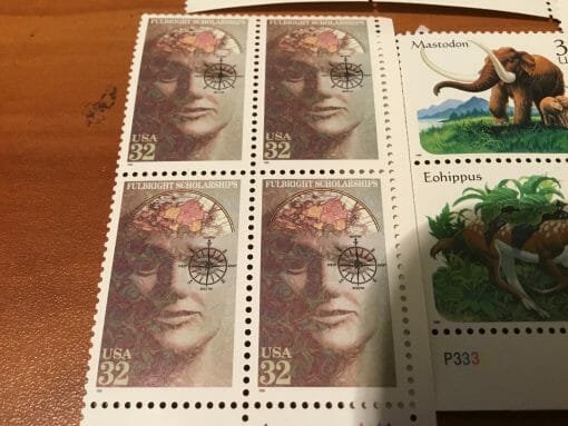 Vintage Stamp Collection early 90's Over 250 stamps -Hank Williams-Olympics-Little Women-Huck Finn-Alfred Hitchcock-Little House on Prairie - Image 34