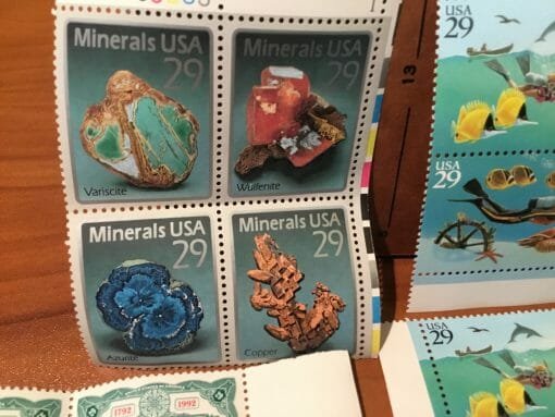 Vintage Stamp Collection early 90's Over 250 stamps -Hank Williams-Olympics-Little Women-Huck Finn-Alfred Hitchcock-Little House on Prairie - Image 20