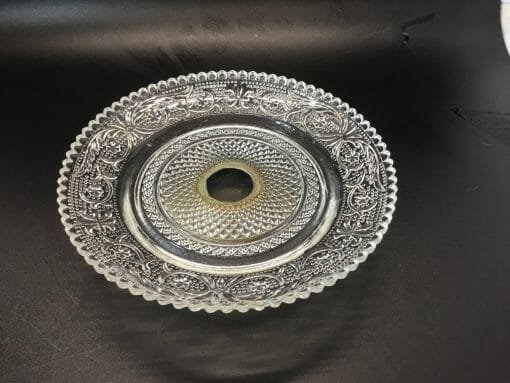Glass- Crystal - Display dish -Round Brilliant Cut tray - Image 12