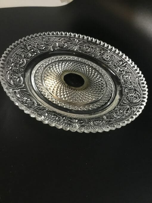 Glass- Crystal - Display dish -Round Brilliant Cut tray - Image 18