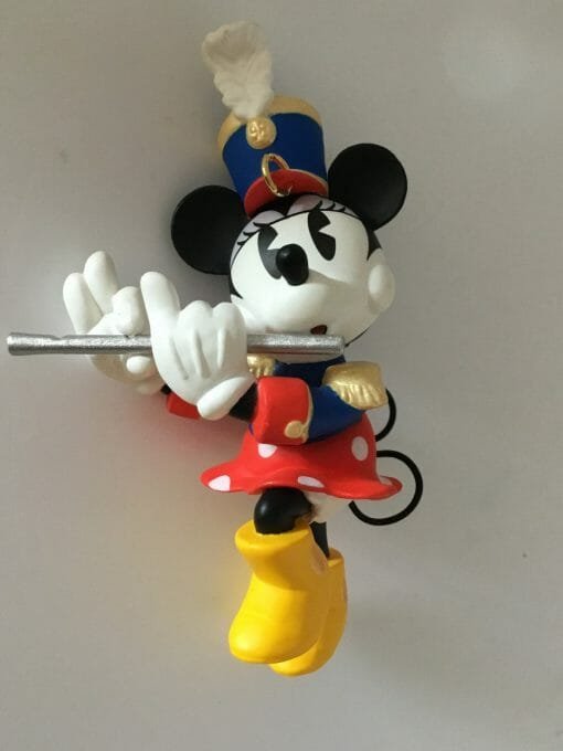 Vintage Walt Disney 1998 Hallmark Keepsake Ornament Disney's Minnie Plays The Flute T1665- Christmas tree ornament