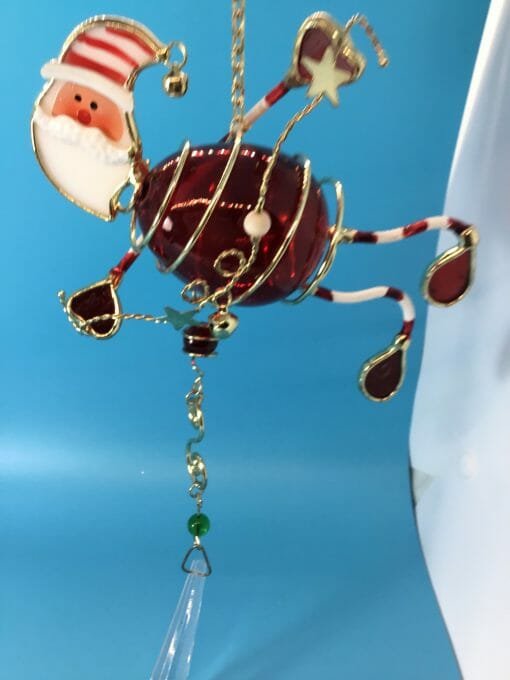 Hanging Santa Window Decoration - Image 5
