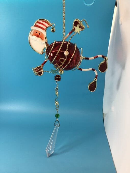 Hanging Santa Window Decoration - Image 7