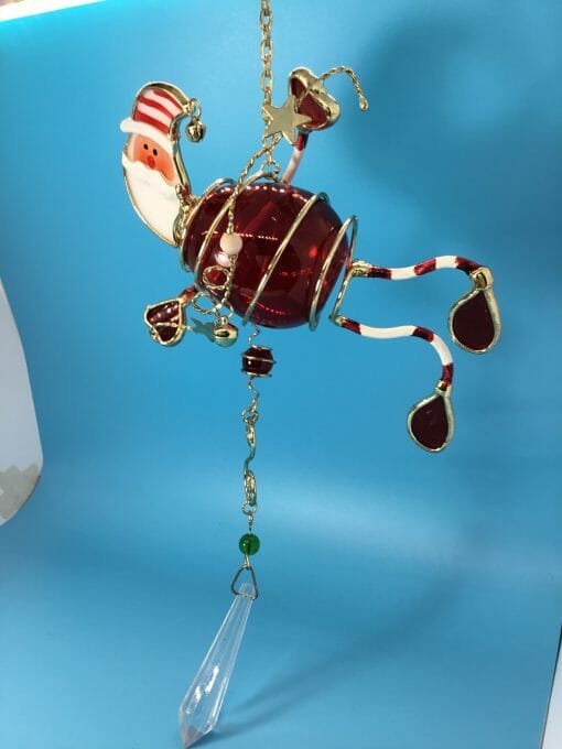 Hanging Santa Window Decoration - Image 6