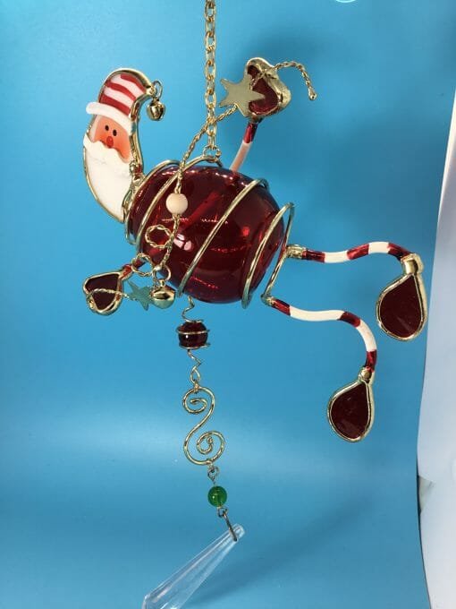 Hanging Santa Window Decoration - Image 8