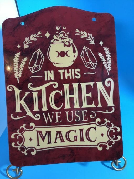 Kitchen Witchery Sign- In this kitchen we use magic - Image 2