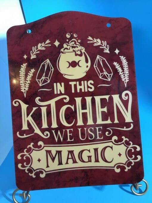 Kitchen Witchery Sign- In this kitchen we use magic - Image 3