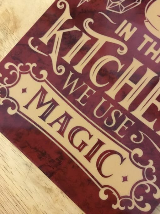 Kitchen Witchery Sign- In this kitchen we use magic - Image 11