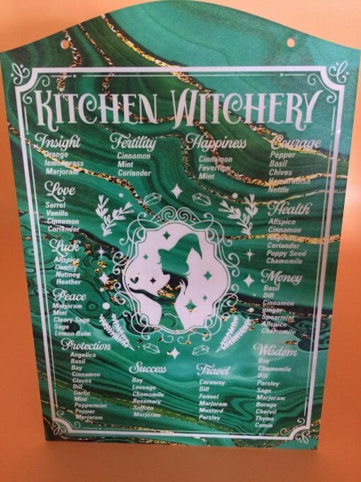 Kitchen Witchery Sign- Spells -Spices -Magical Herbs and blends for magic- Magical potions- Pagan crafting - Image 9