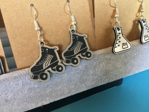 Retro earrings -Boom Box- Walkman-Mix tape-Unique Style - Groovy-Knarley- 80's, 90's Funky- Roller skates- Gamers-Cassette- Mix Tape - Image 9