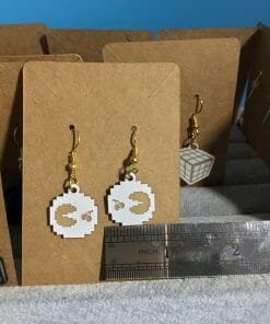 Retro earrings -80's Gamer- Rubik's cube Unique Style earrings- Groovy-Knarley- 80's, 90's - 80's Gamer