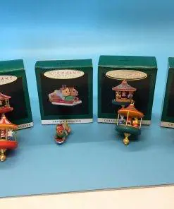 1987 Hallmark Keepsake Ornament Santa's little Big top workshop-Hanging tree ornaments -Downhill Double