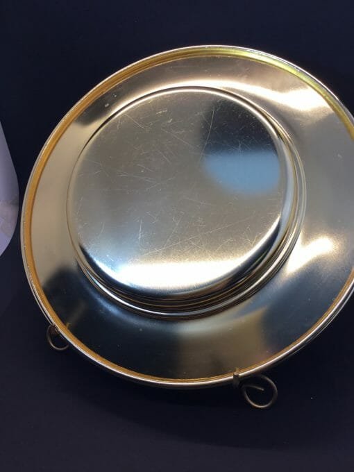 Smoke Arsenal Premium Rolling Tray - Stash -Alien needs- Gold rolling Tray UFO style- Round with lip - - Image 11