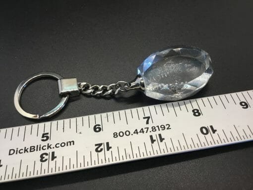 Personalized Engraved Crystal Key chain - Oval Facet - Image 31