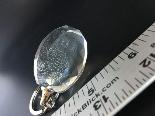 Personalized Engraved Crystal Key chain - Oval Facet - Image 40