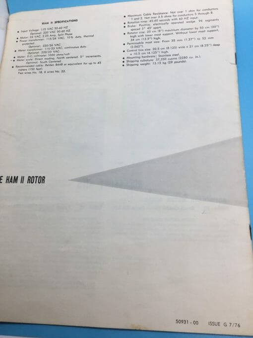 CDE HAM Radio 2 owners manual - Cornell Dubilier Electronics - Image 3