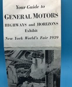 Your guide to General Motors Exhibit -Worlds Fair 1939- World within a World  - Brochure /Clipping
