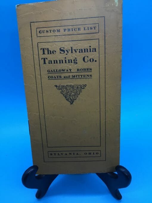 Coats and Mittens Pocket Book-  The Sylvania Tanning Company -Galloway Robes Coats and Mittens -Custom Price List - Image 2
