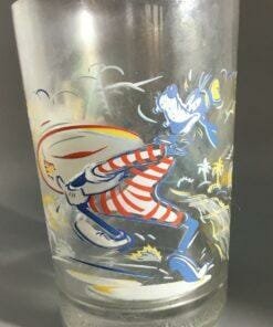 Vintage Goofy Glass 25th anniversary