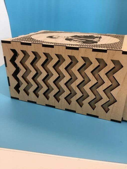 Twin Peaks -Dale Cooper Secret hand crafted Stash -storage Box- side illusion -Coffee cup Fans of David Lynch -Dale and a box - Image 9