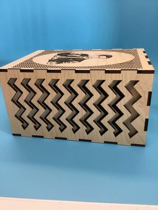 Twin Peaks -Dale Cooper Secret hand crafted Stash -storage Box- side illusion -Coffee cup Fans of David Lynch -Dale and a box - Image 5